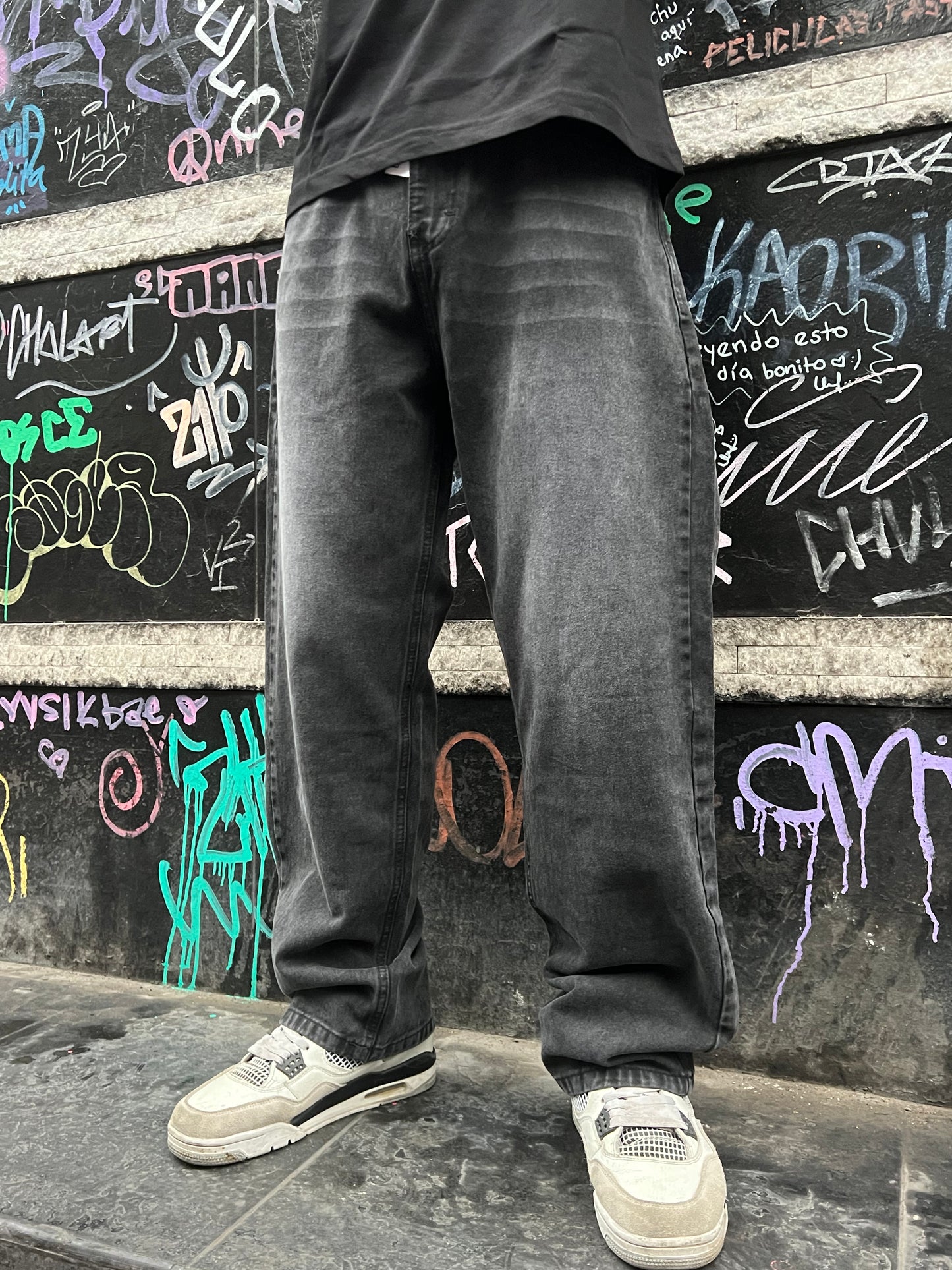 BAGGY PLOMO OSCURO