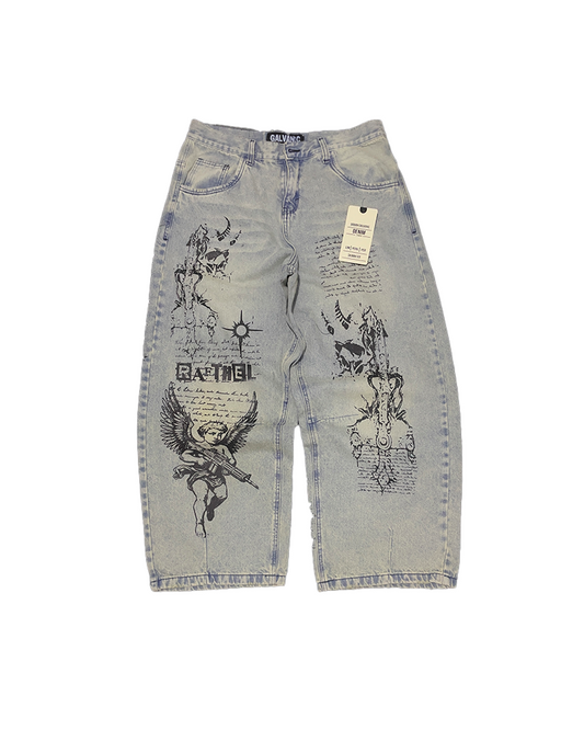 ANGEL DISTRESSED BAGGY®